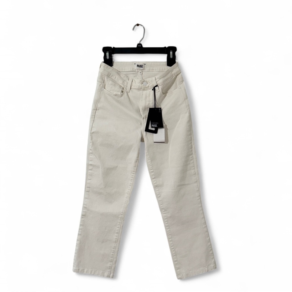 PAIGE Off-White Denim Pants